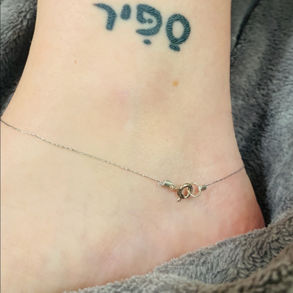 Customizable Morse Code Anklet - Picture 5 of 5